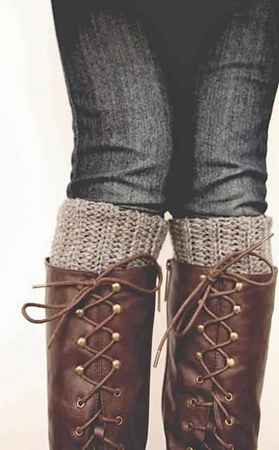 Crocheted Boot Cuffs