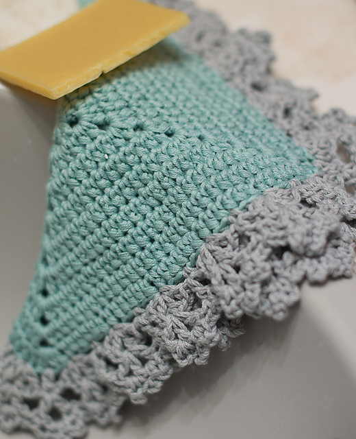 vintage lace washcloth
