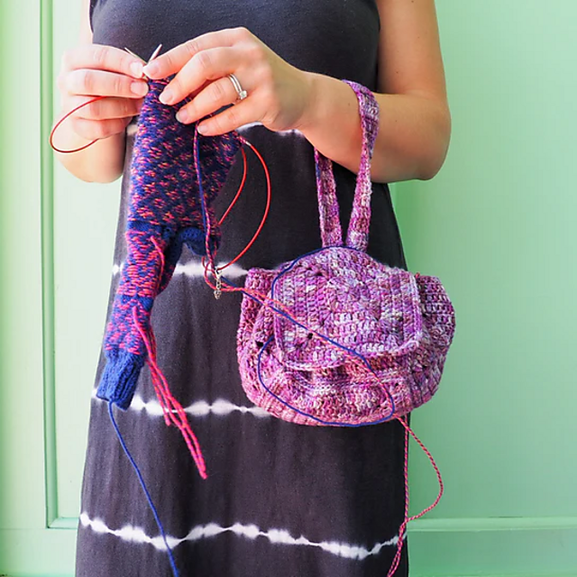 Vintage Square Knot Pouch