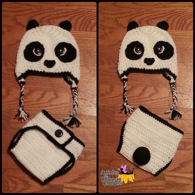 Panda Photo Prop Set