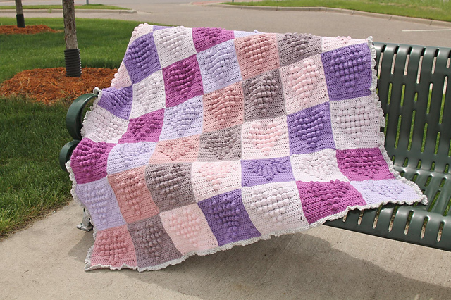 Heart Remembrance Blanket - Small Squares