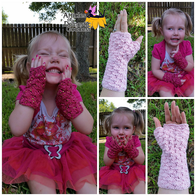 Diamond Diva Fingerless Gloves