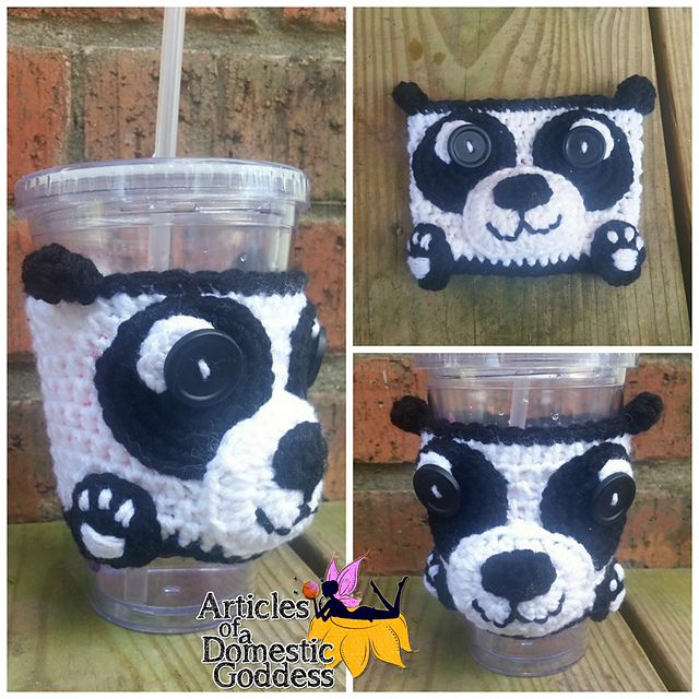 Panda-Monium Cup Cozy