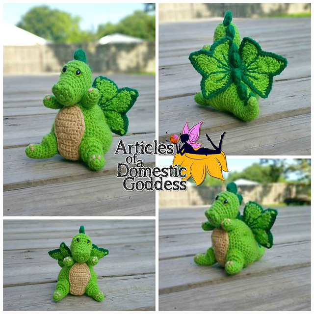 Darmith the Dragon Dino Amigurumi