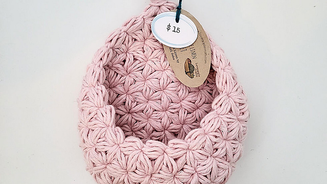 Jasmine stitch baskets and bowls