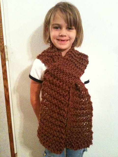 Through the Side Scarf