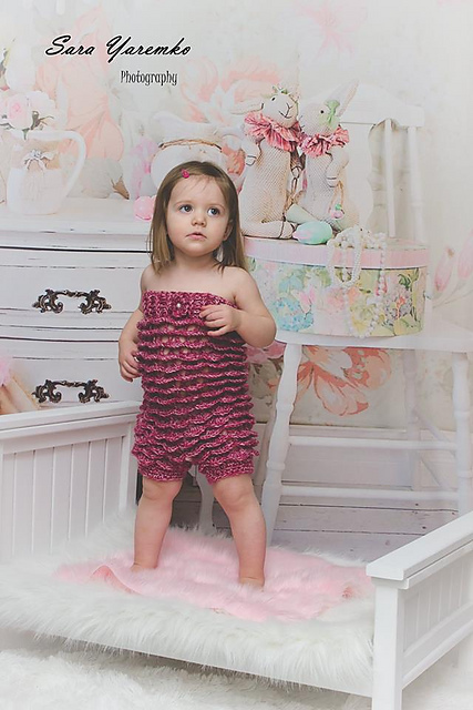 Ruffled Shell Romper