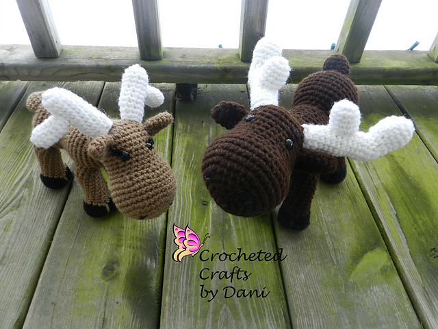 Marty Moose and Rita Reindeer