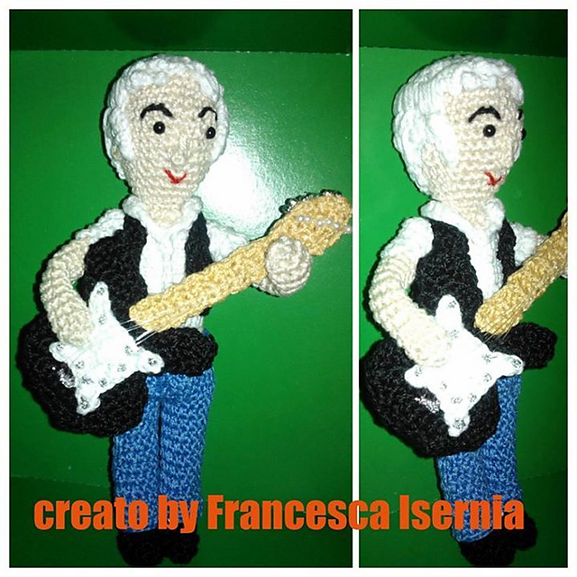 amigurumi Claudio Baglioni