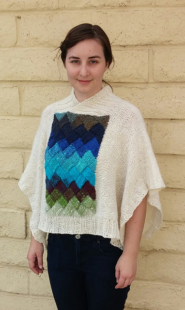 Annette's Entrelac Poncho