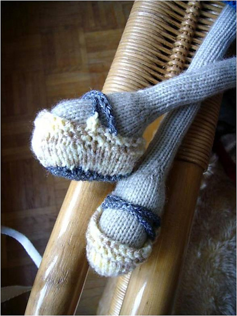 Schuhe für Strickpuppen Arne & Carlos