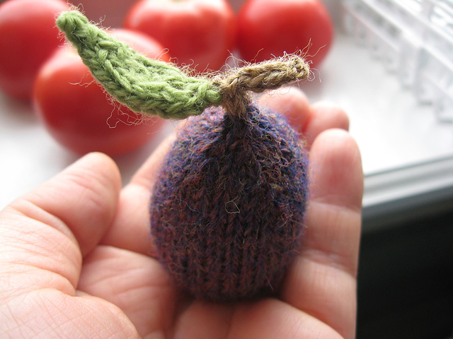Plum Ornament
