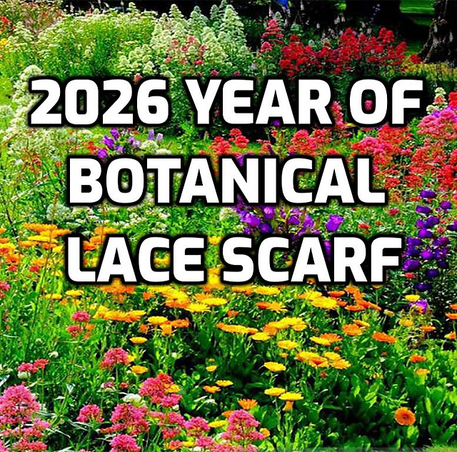 2026 Year of Botanical Lace Scarf