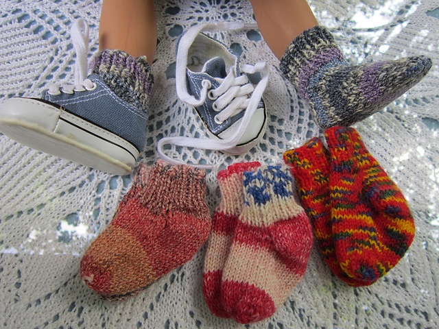 Liana's Favorite Socks for an 18" Doll