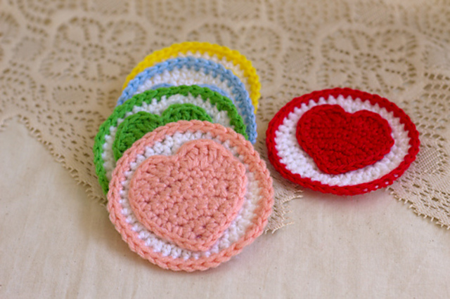 Heart Coasters