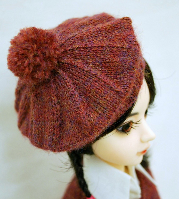 Beret Tam Hat Pattern for MSD Size Dolls