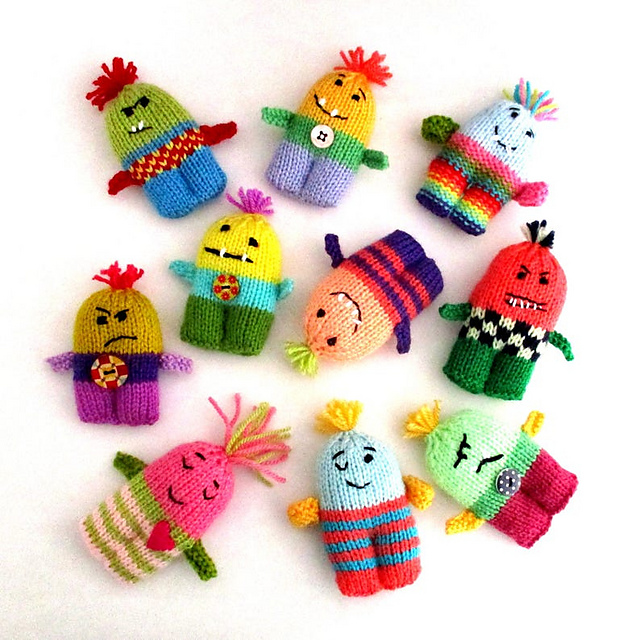 Ravelry: 10 Mini Monsters pattern by Wendy Phillips