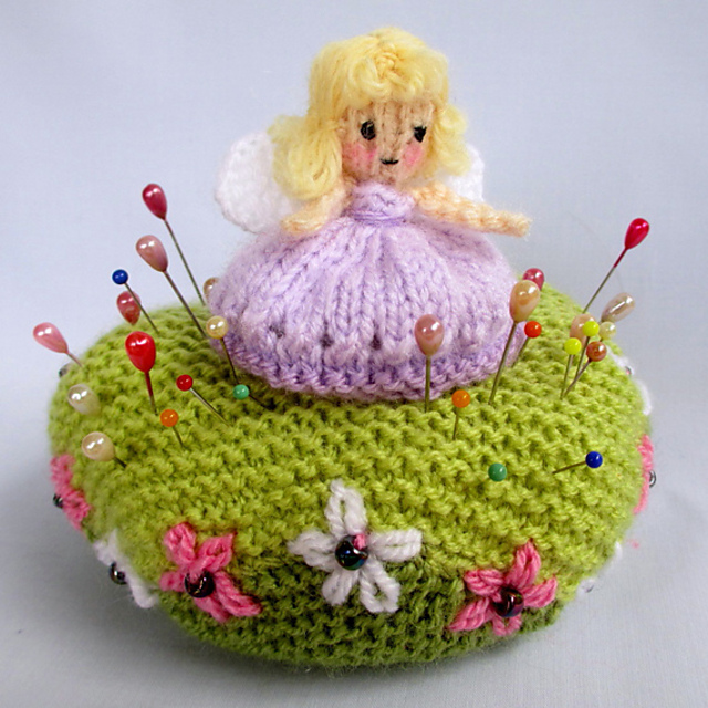 Fairy pin and pin cushion