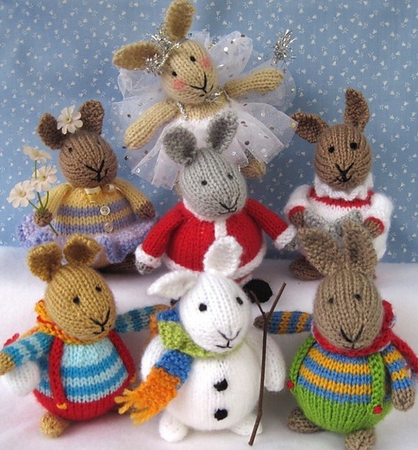 Winter in Bunnyland - 6 Bunny Patterns
