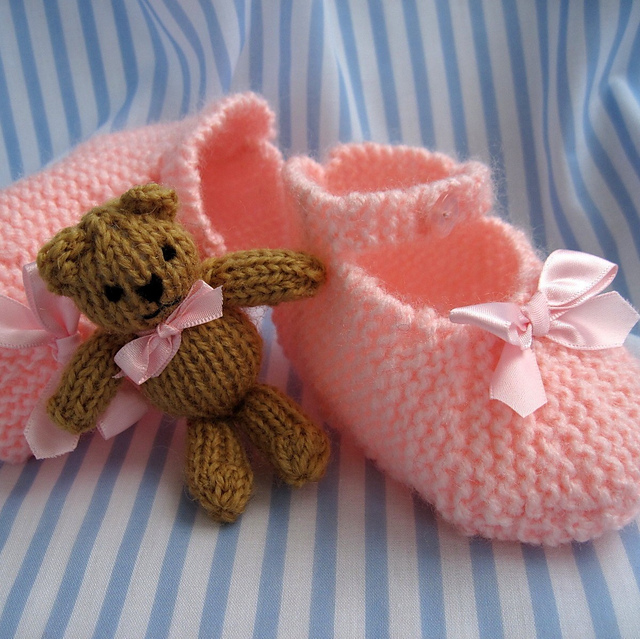 Mary Janes and tiny teddy