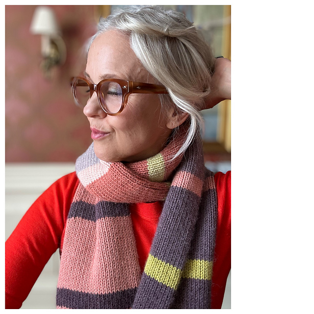 Ravelry: Skinny Pop Scarf pattern by Jackie Rose