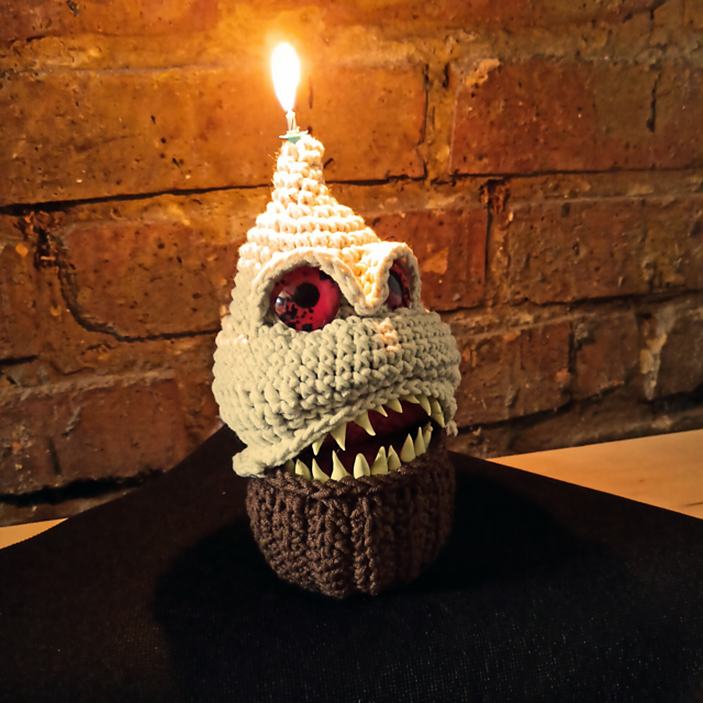 Creepy cupcake