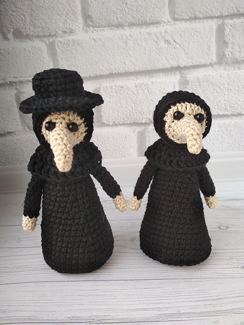 Plague doctor Gothic doll