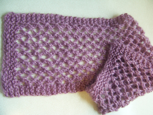 Easy Lace Stashbuster Scarf