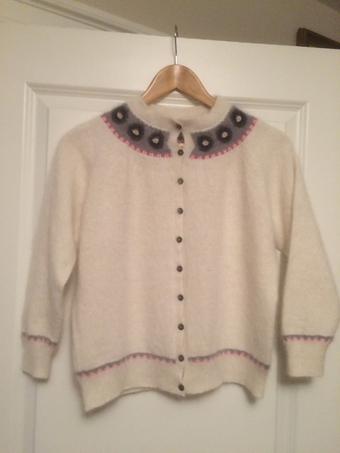 Ravelry: The Shield Yoke Cardigan POC pattern by Annika Malmstrom-Bladini