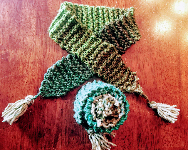 "Leg of Lamb" Knitted Garters