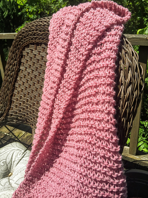 Simple Garter Scarf Wrap