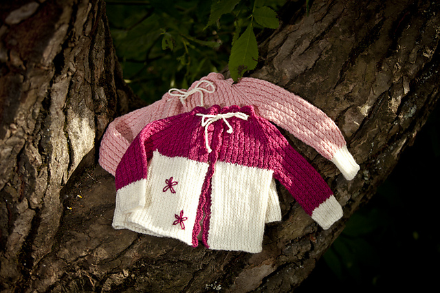 Clara - Baby Cardigan & Hat