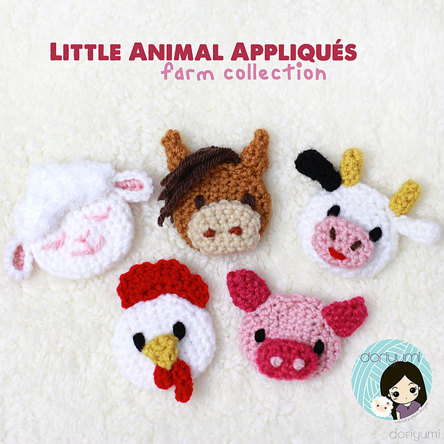 Little Animal Appliques: Farm