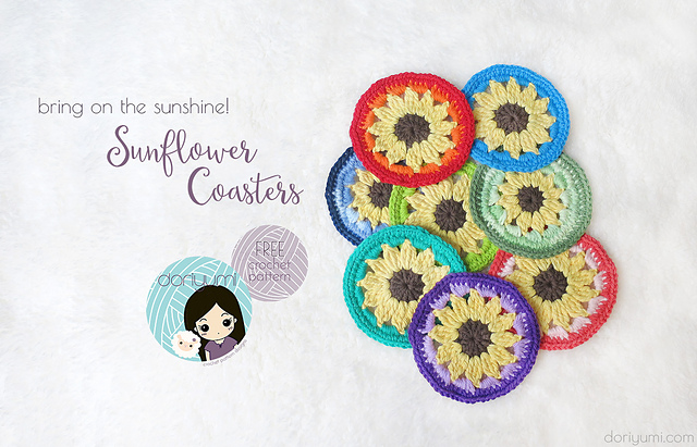Sunflower Round Coaster