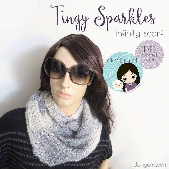 Tingy Sparkles Infinity Scarf