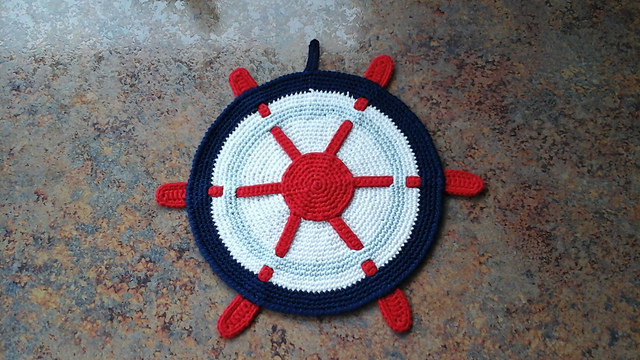 Ravelry: Ship's Wheel Pot Holder #S-364 pattern by The Spool Cotton Company