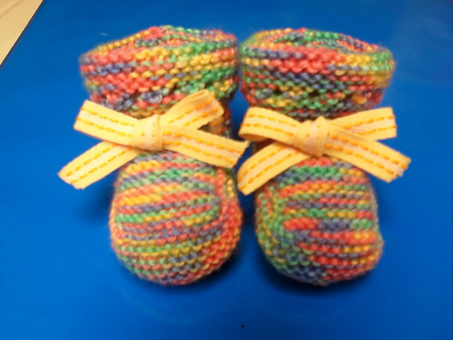 Baby Blue Booties