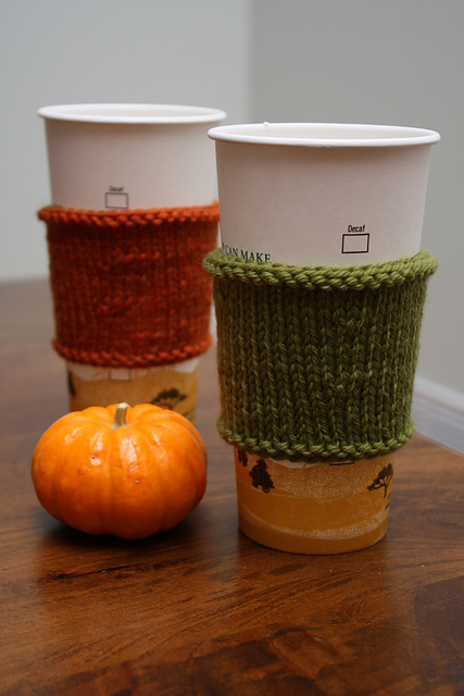 reusable hot coffee-cup sleeve