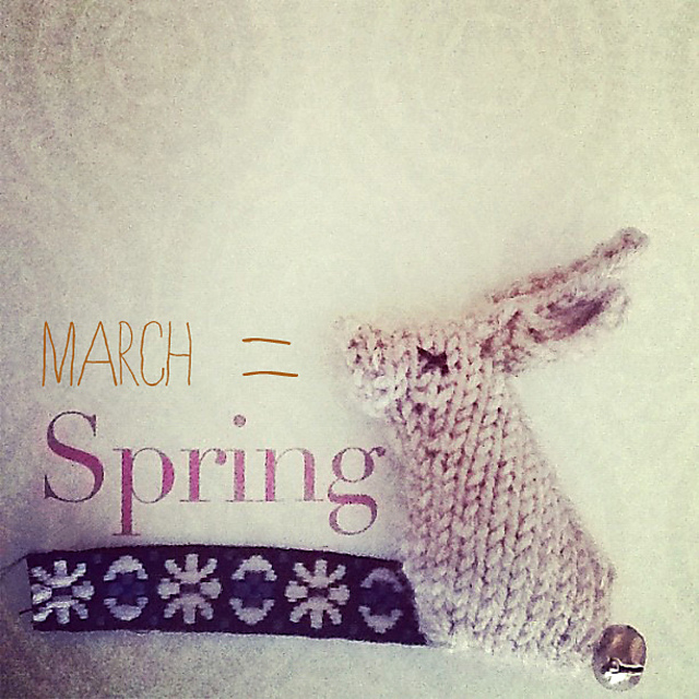 March Hare pin brooch