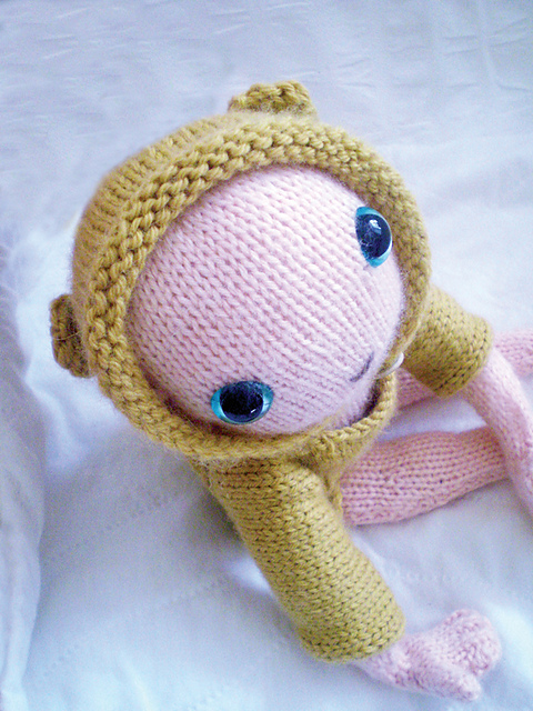Knitted Baby - Baby Bear outfit
