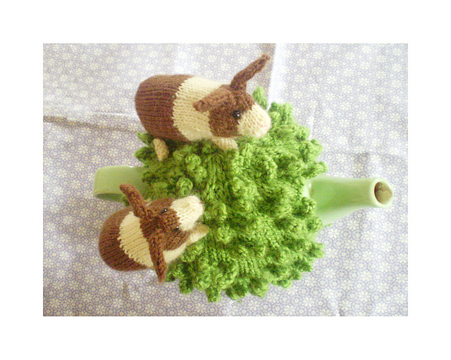 Fun, bunny tea cozy