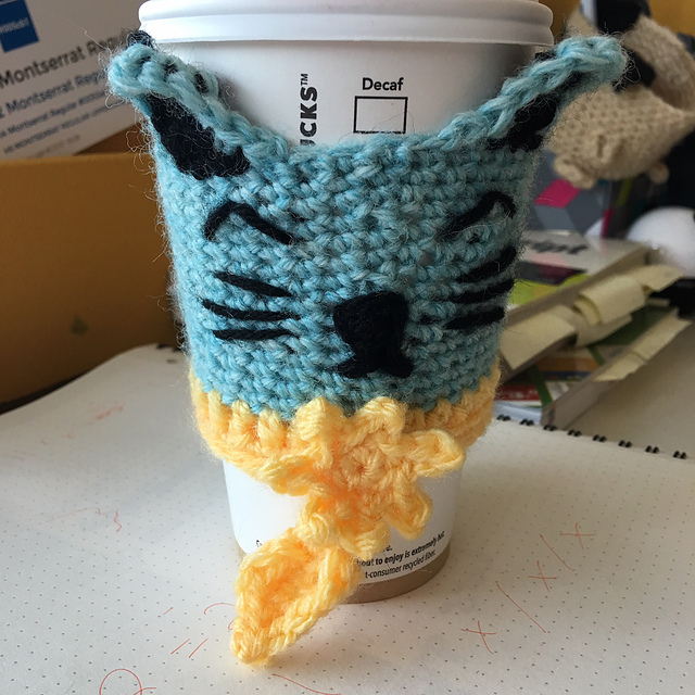 Lying Cat (Saga) Coffee Cozy