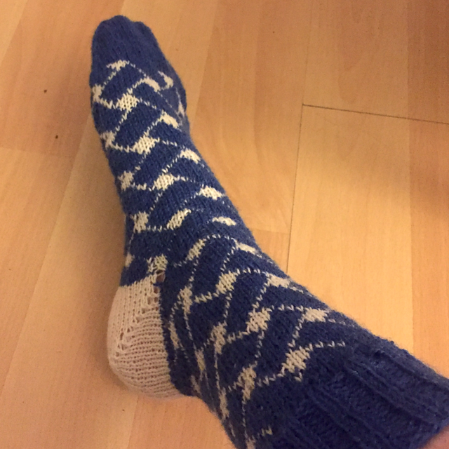 Woven Basket Socks