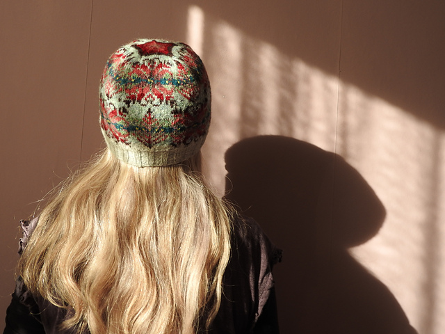 Sea Urchin Shetland hat