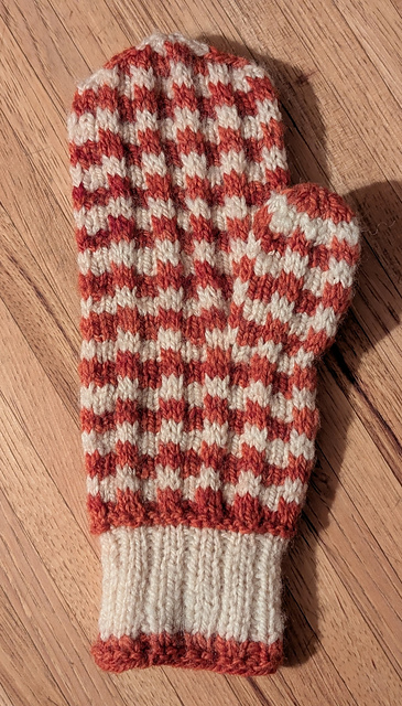 Clun Forest Mosaic Mittens