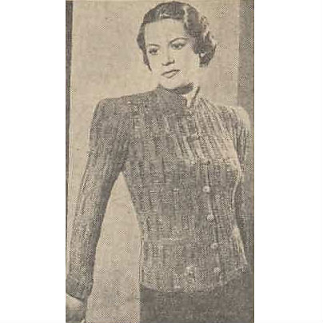 Diana: Sporting Jacket in Unusual Pattern