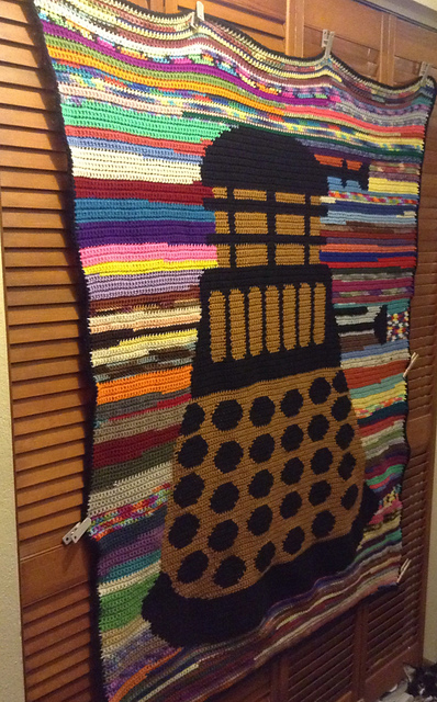 Scrappy Dalek Afghan