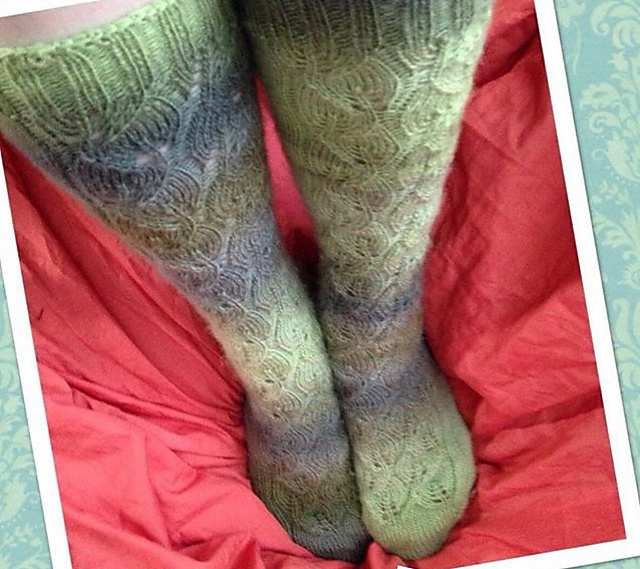 Welsh Leaves Socks