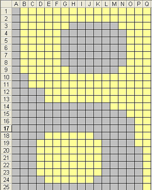 Ravelry Yin Yang Chart pattern by Jessica Evans