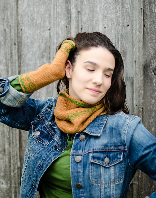 Nubra fingerless mitts